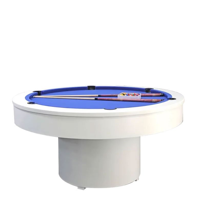 Round MDF/STONE billiard table snooker table standard family club multifunctional round solid wood billiard table