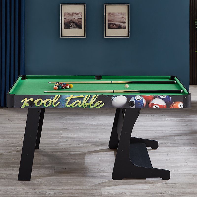 Ready To Ship High Quality Portable Foldable Small Size 4FT 3 in 1 Billiard Pool Table With Ping-Pong Table Board