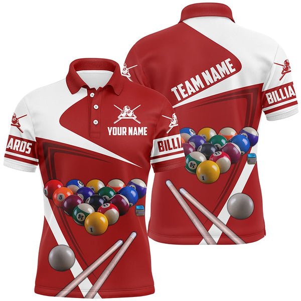 Wholesale Sublimation Billiard Jersey snooker Shirt Custom Men's Sport Clothing Billiard Shirt 100% polyester