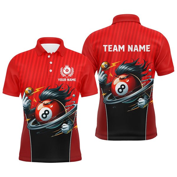 Wholesale Sublimation Billiard Jersey snooker Shirt Custom Men's Sport Clothing Billiard Shirt 100% polyester