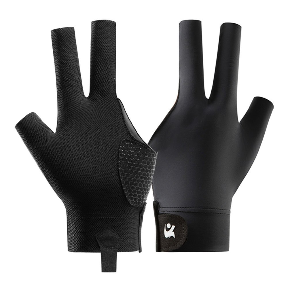 Professional Right Left Hand Half Finger 3 Finger Snooker Billiard Glove Pool Billiard Glove
