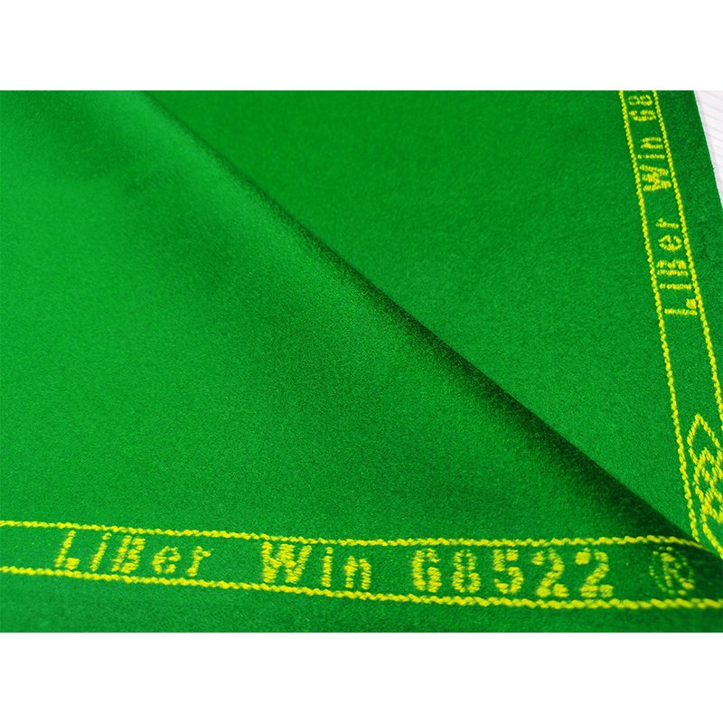 Club popular Good quality Liberwin-68522 woolen cloth for pool and snooker table use fet
