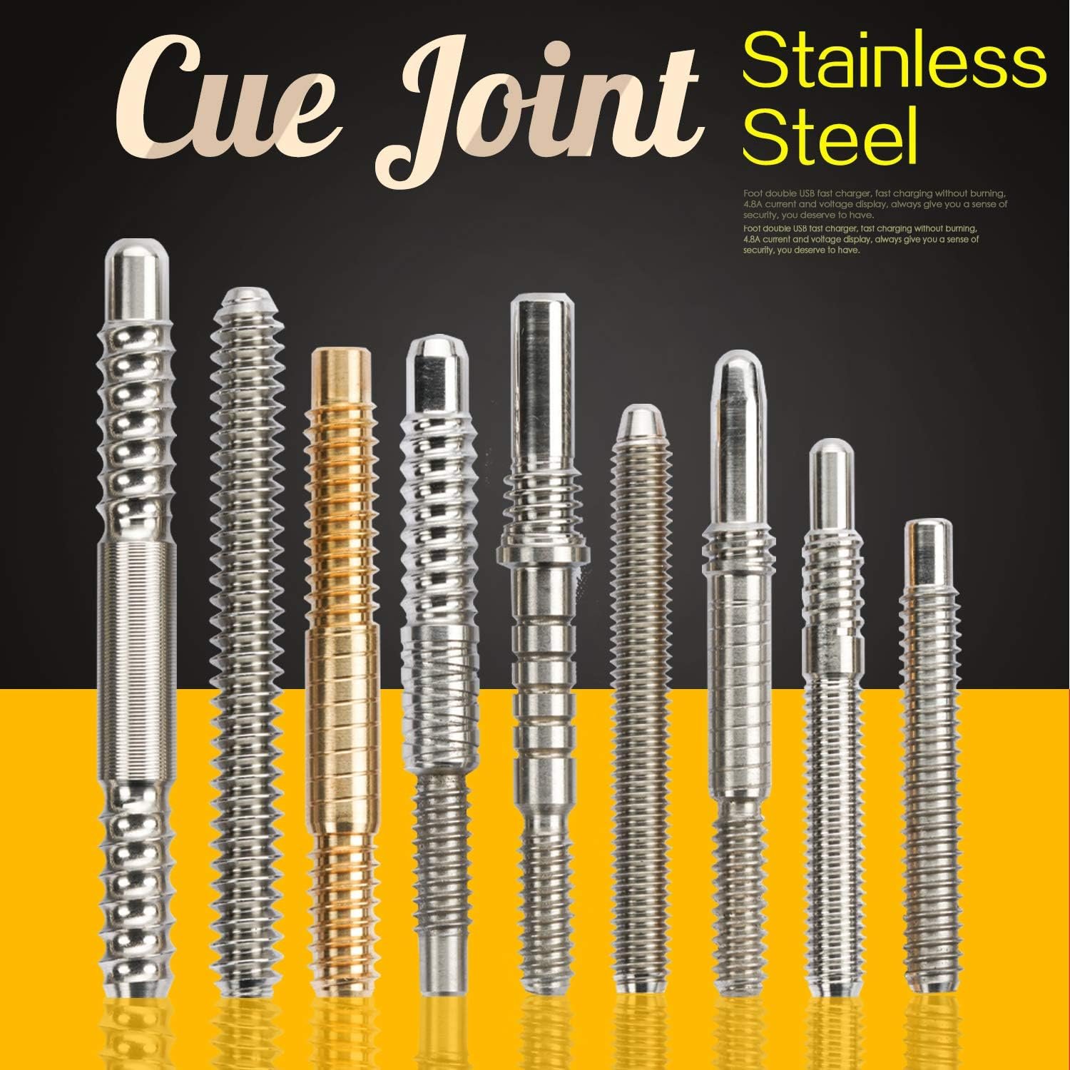 Rayspeed Billiards Pool Cue Joint Pin&Insert VP2/Wavy/Quick Loc 3/8 * 10 3/8 * 11 United Joint Shaft Fittings