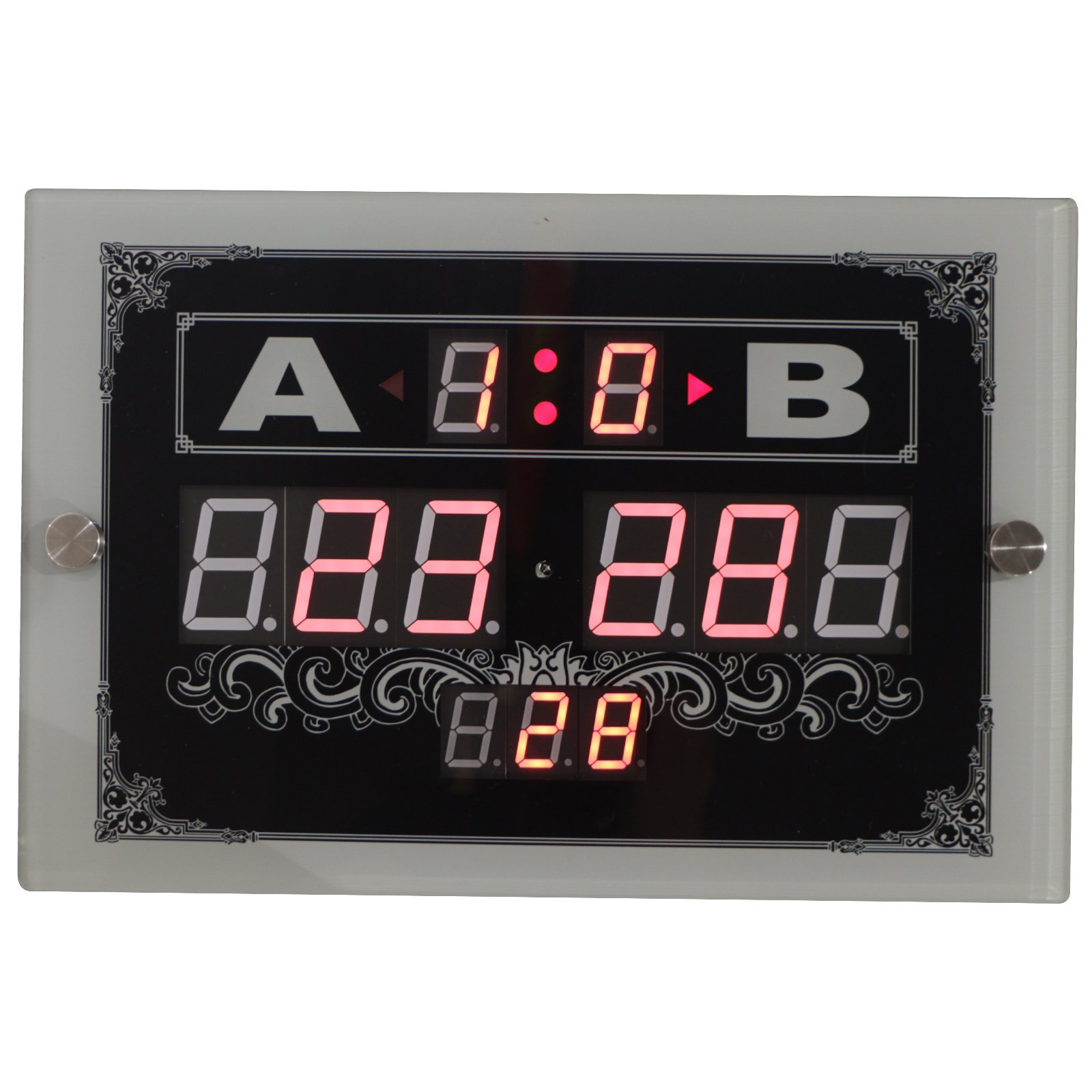 Factory Wholesale Remote Control ABS Acrylic British Snooker Billiard Electronic Digital Scoreboard with LED Score Display