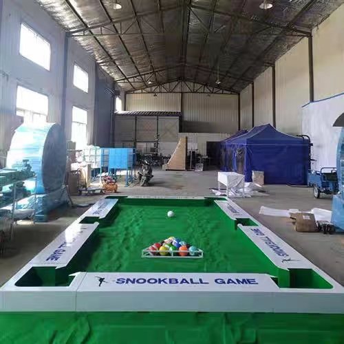 Human Foot Billiards Large-scale Football and Billiards Game