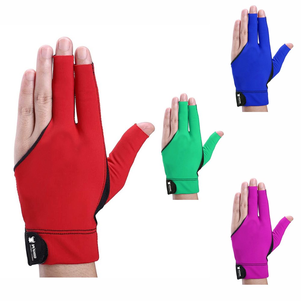Quick Dry Breathable & Washable Snooker Gloves for Billiard Shooters Carom Pool Snooker Cue Sport Wear Butterfly Mesh