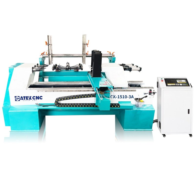 Hot Sale 1510 High Precision Cnc Automatic Feeding Wood Pool Cue Turning Lathe Machine With High Quality