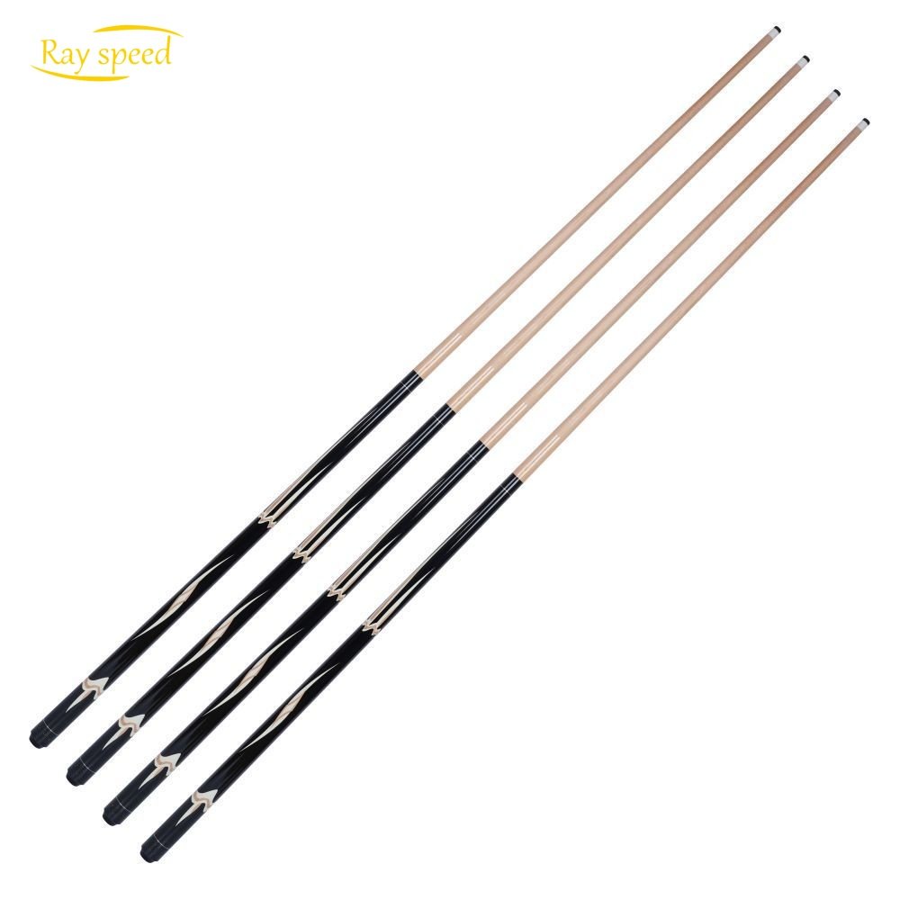 Rayspeed Professional High Quality Sticker Carom Cue Hard Maple Shaft Wood Joint 11.8 mm Tip SIze 1/2 Split Cue 142 cm