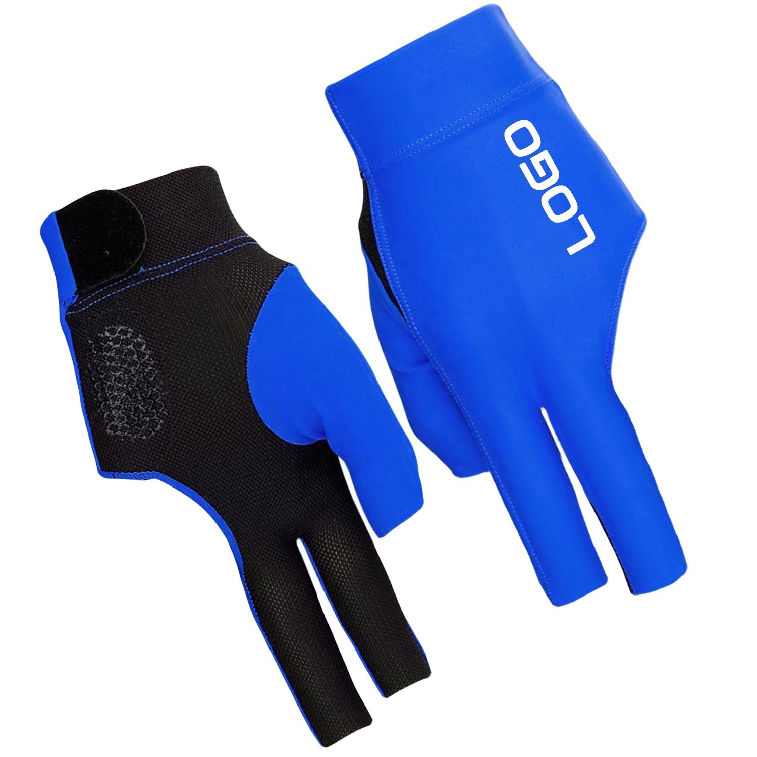 High Elastic Snooker Wear-resistant Breathable Washable Billiard Gloves 3-Fingers Open Left Hand Black Pool Gloves