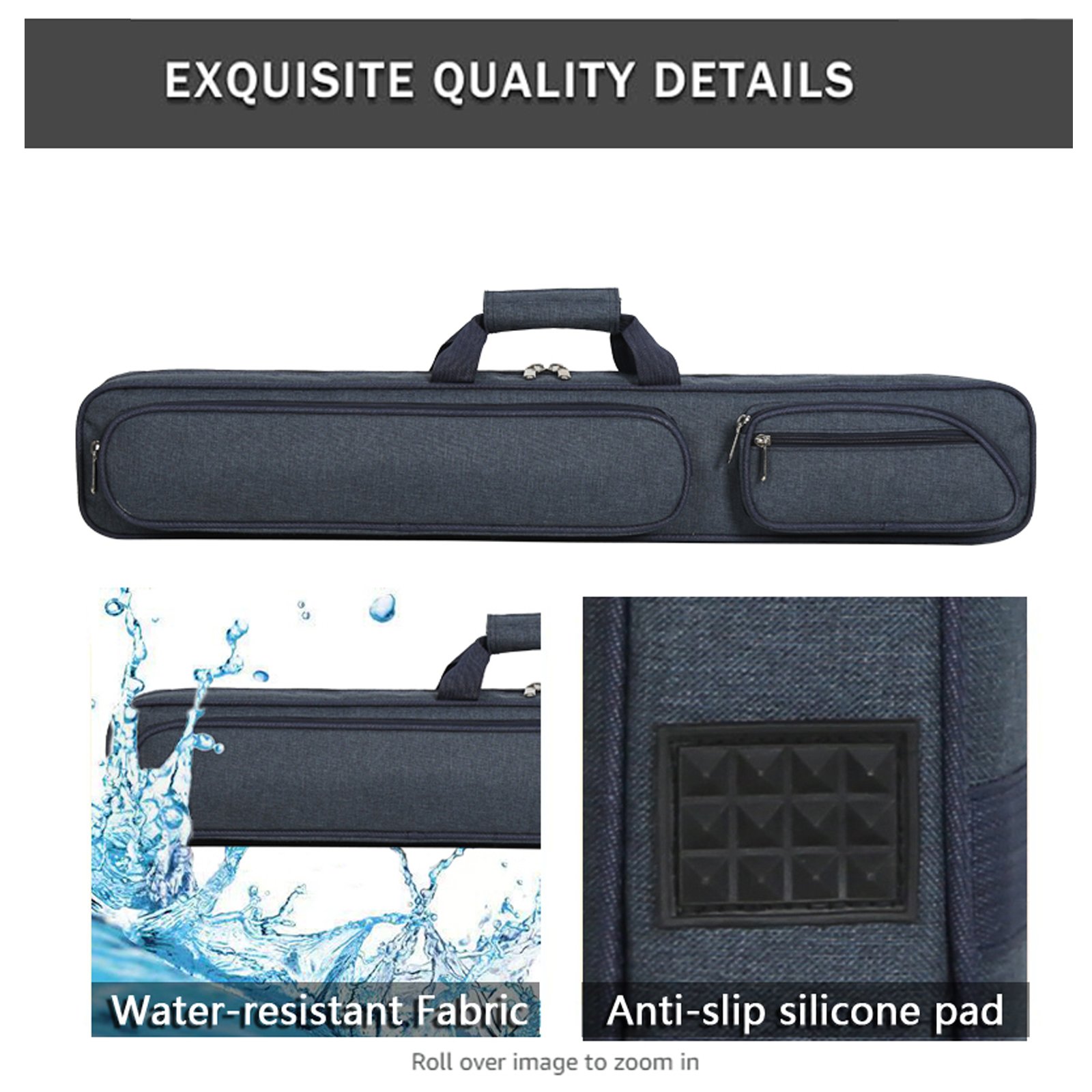 Custom Thickened Oxford Soft Shoulder Crossbody Bag Portable Large Capacity Waterproof Snooker & Billiard Cue Cases