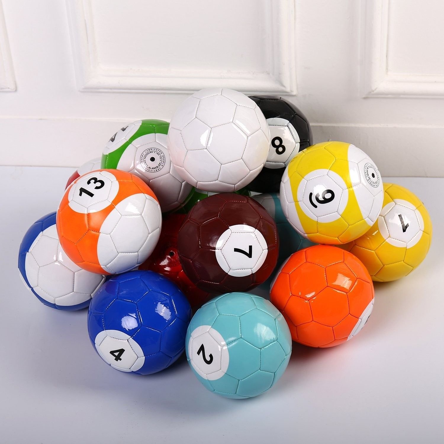 ActEarlier 1 set 16pcs size 5 table football snooker football soccer ball