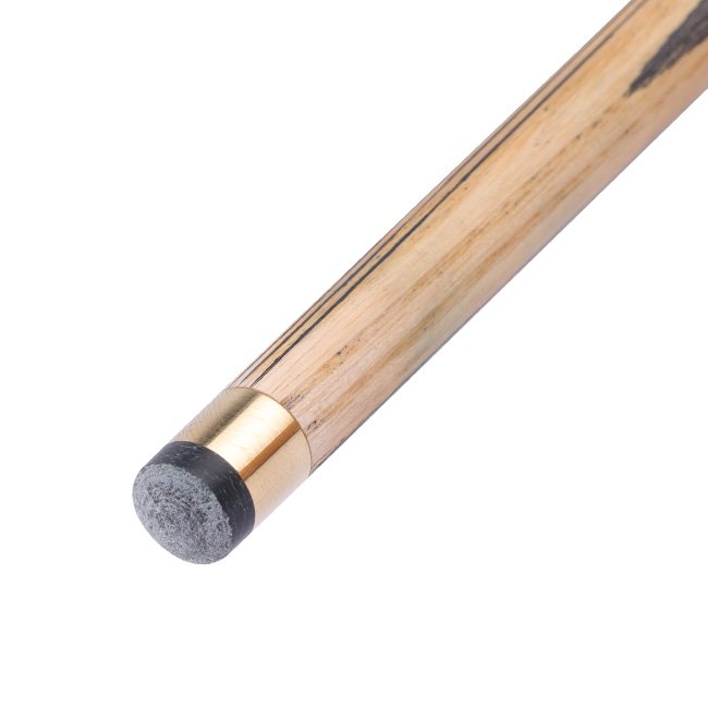 SK-058 Snooker Sticks White Wax Wood Pool Cue with Carbon Fiber and Technological Butt Sleeves Brass Joint 10mm Tip