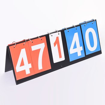 5-Digit Score Board Portable Basketball Score Board Flip Number Scoreboard for Cricket Football Basketball and Other Sports