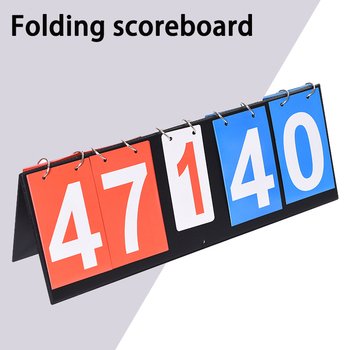 5-Digit Score Board Portable Basketball Score Board Flip Number Scoreboard for Cricket Football Basketball and Other Sports