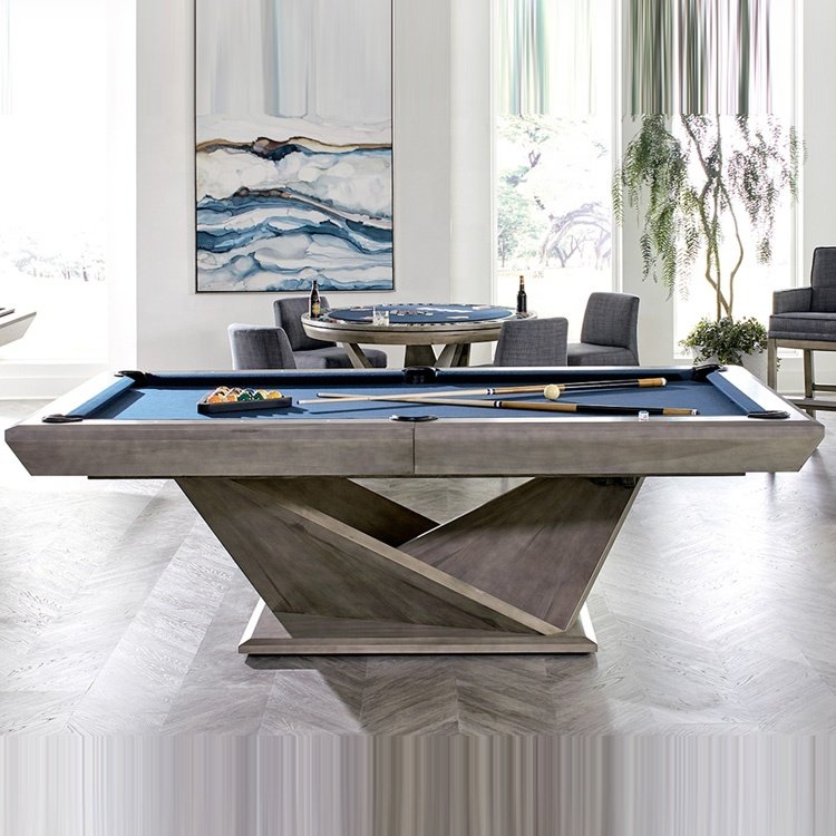 Konford Cheap Chinese OEM Carom Pool Snooker Games Play 9 ft Sale Hot 9ft feet Contemporary Convertible Luxury Billiard Tables