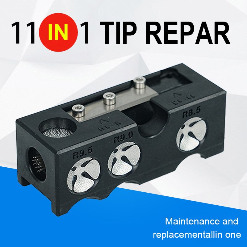 Premium 11 in 1 Billiard Pool Snooker Cue Tip Sharpener Tip Repair or Change Tool