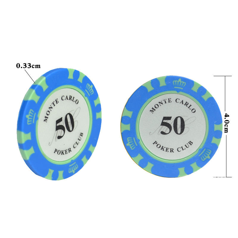 Custom Logo Hottest Chips in the World Factory Supply Cheap Cash Game royal club crown 14g Clay Poker Chips