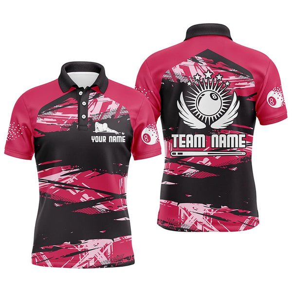 High quality custom Mens jersey Billiard Short-sleeve Man Sublimation Printing Clothing T Shirts