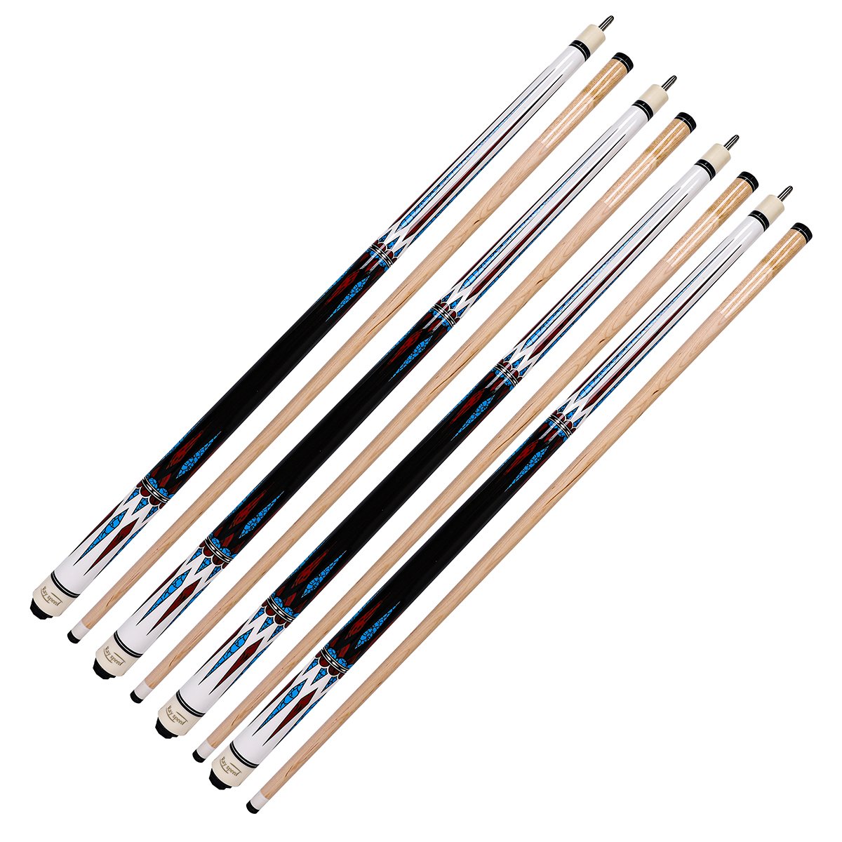In Stock 12.5mm 13mm Tip size 58 inch Hardwood Canada Maple Pool Cue Billiard Table Stick Weight from 19oz 20oz 21oz