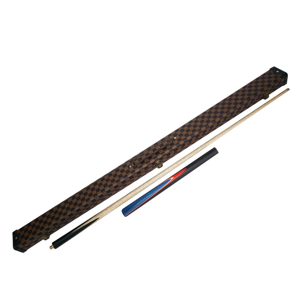 Factory customised professional tournament snooker cues three-quarter joint universal solid ash wood cues