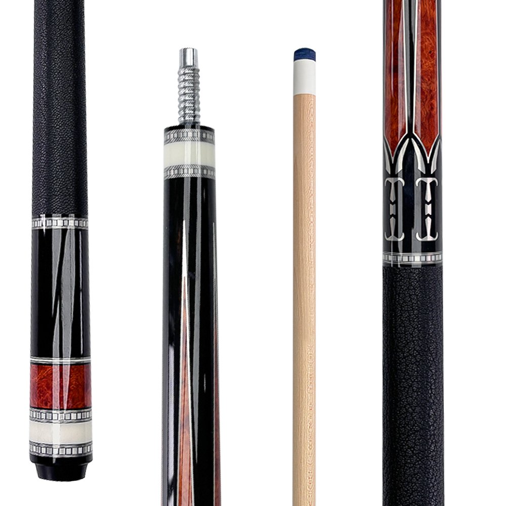 Customized Available Maple Wood Billiard Pool Cue Wood Stick 1/2 Style Maple Forearm Billiard Cue