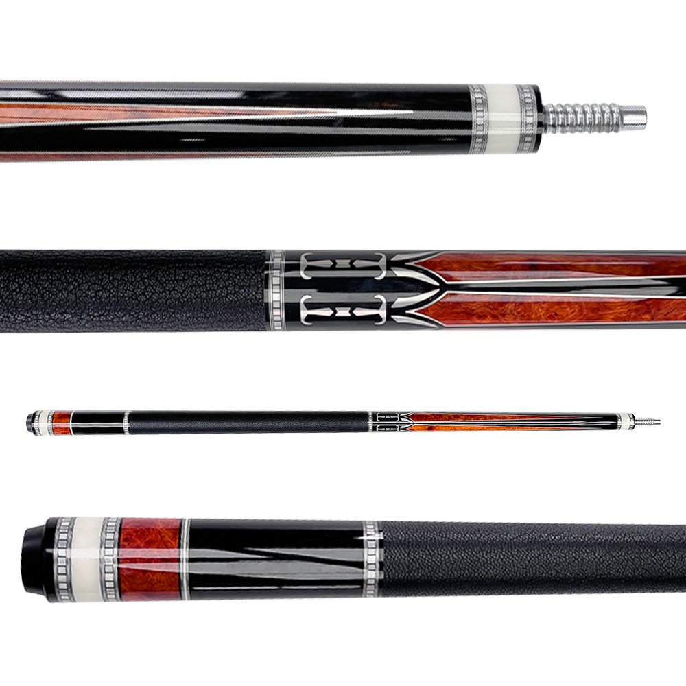 Customized Available Maple Wood Billiard Pool Cue Wood Stick 1/2 Style Maple Forearm Billiard Cue