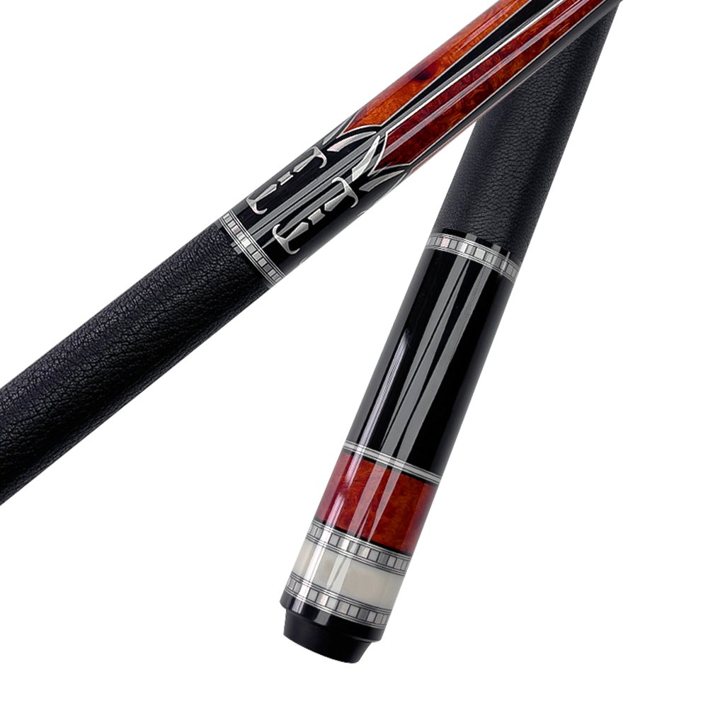 Customized Available Maple Wood Billiard Pool Cue Wood Stick 1/2 Style Maple Forearm Billiard Cue
