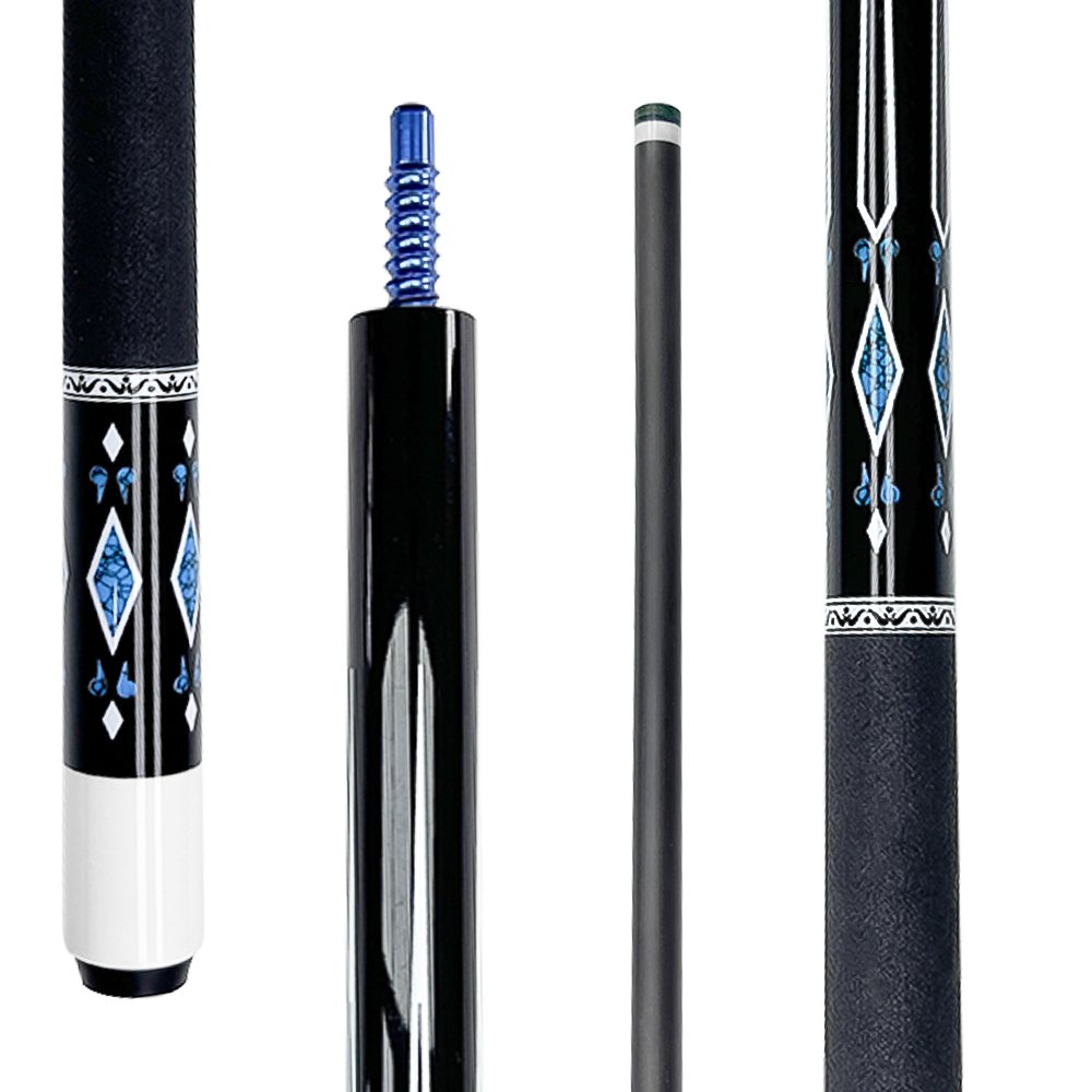 High quality carbon fiber pool cue shaft custom length stick 1/2 joint snooker pool cue