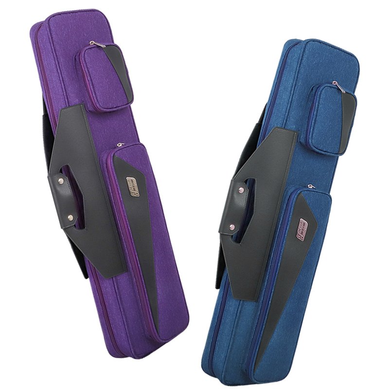 New design carrying bag thickening pearl cotton velvet oxford cloth Waterproof 3x4 pool cue billiards case cue