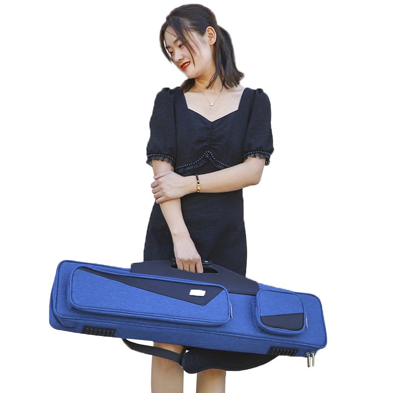 New design carrying bag thickening pearl cotton velvet oxford cloth Waterproof 3x4 pool cue billiards case cue