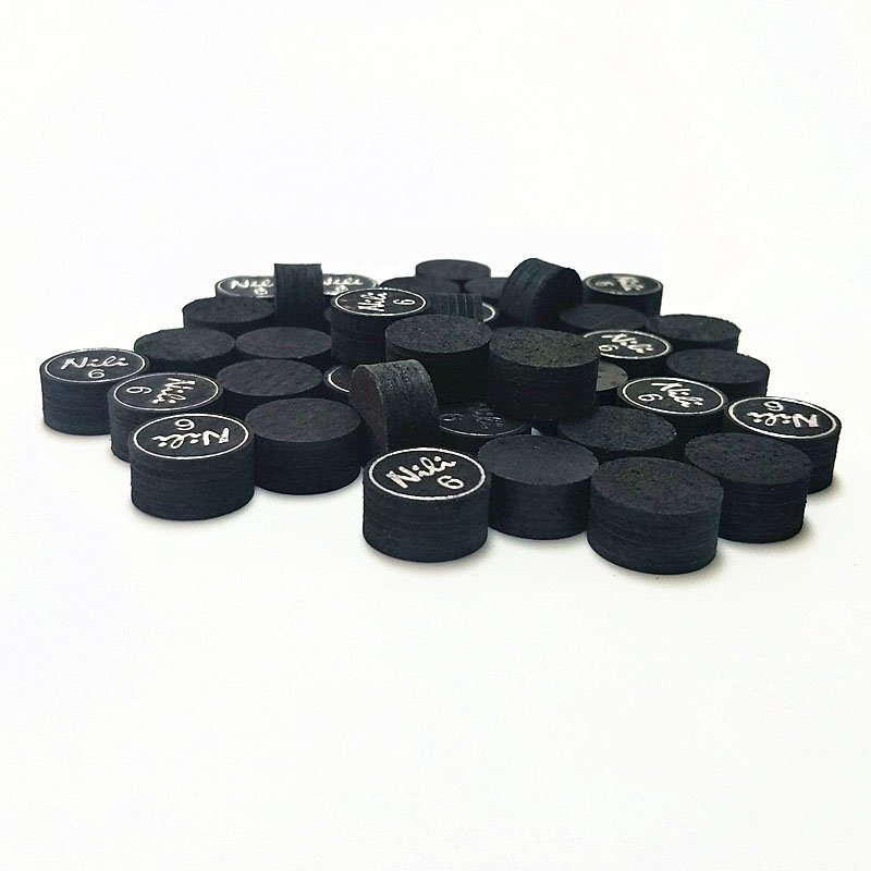 Superior Quality Original 6 Layers NILI Billiard Pool Snooker Cue Tip 14 mm With Different Colors