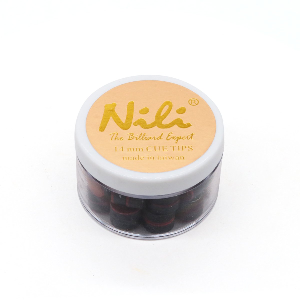 Superior Quality Original 6 Layers NILI Billiard Pool Snooker Cue Tip 14 mm With Different Colors