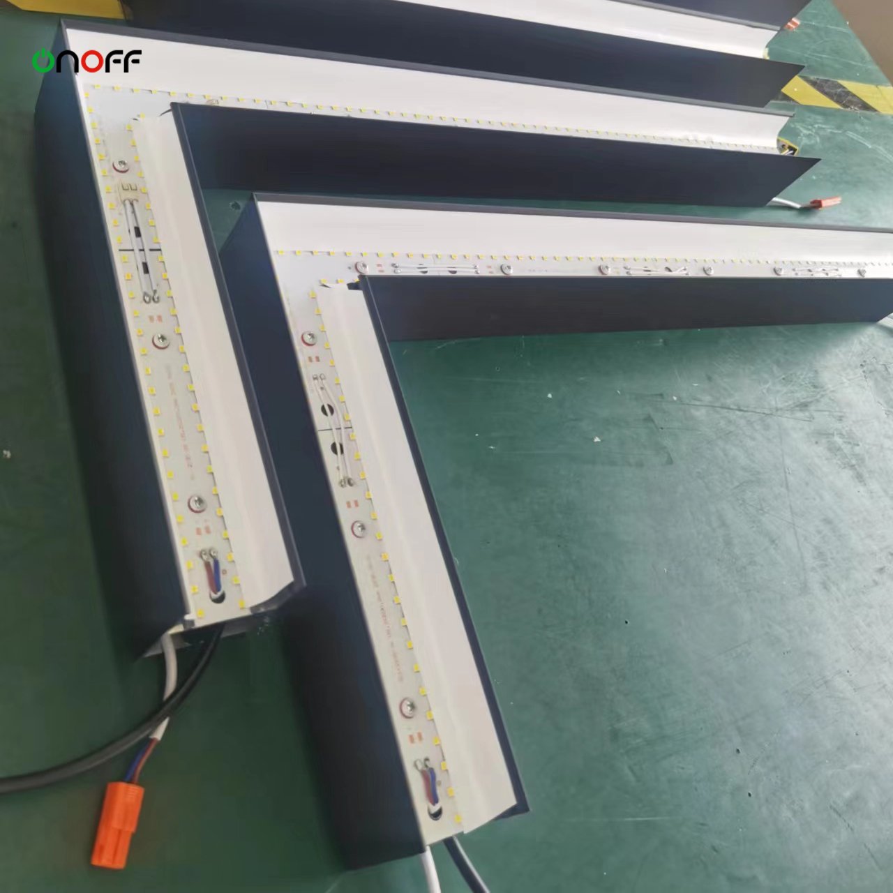 Commercial snooker table lights 7' 8' 9' square rectangular led linear pendant light for billiard room