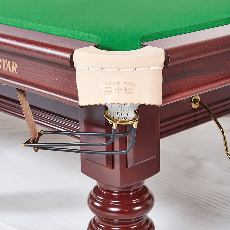 Factory Xingpai Star XW118-9A Slate Solid Wood Cushion Snooker Billiard Table 9ft Chinese Pool Table