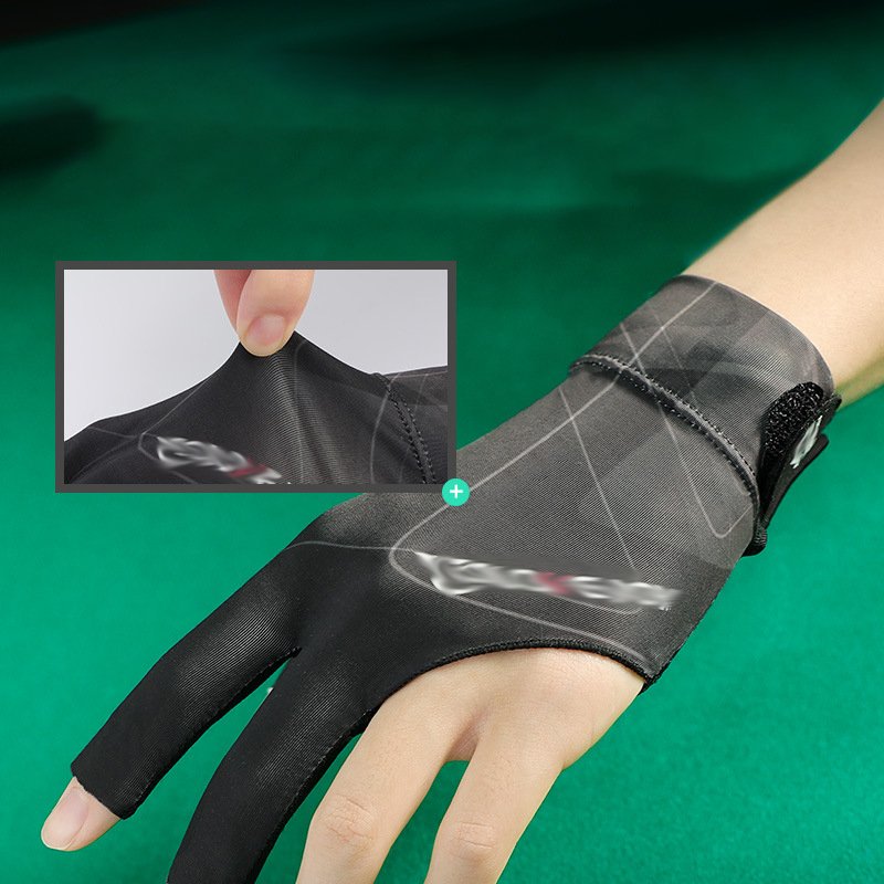 Arrival Non Slip Billiard Glove Three Finger Pool Glove Snooker Glove