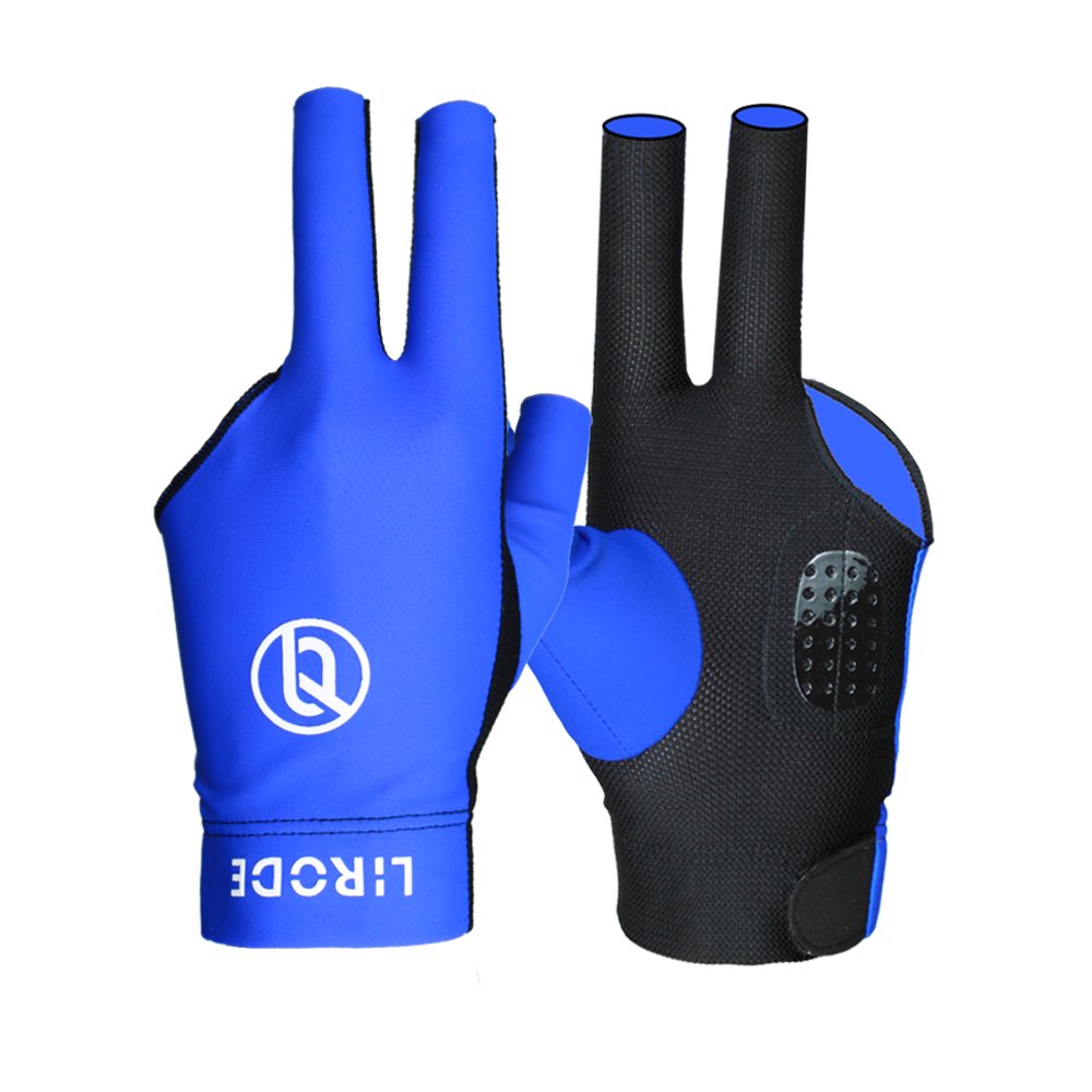 Best Quality Pool Cue Carom Snooker Ball Game Show Gloves Youth Men Women Elastic Spandex 3 Fingers Billiard Gloves