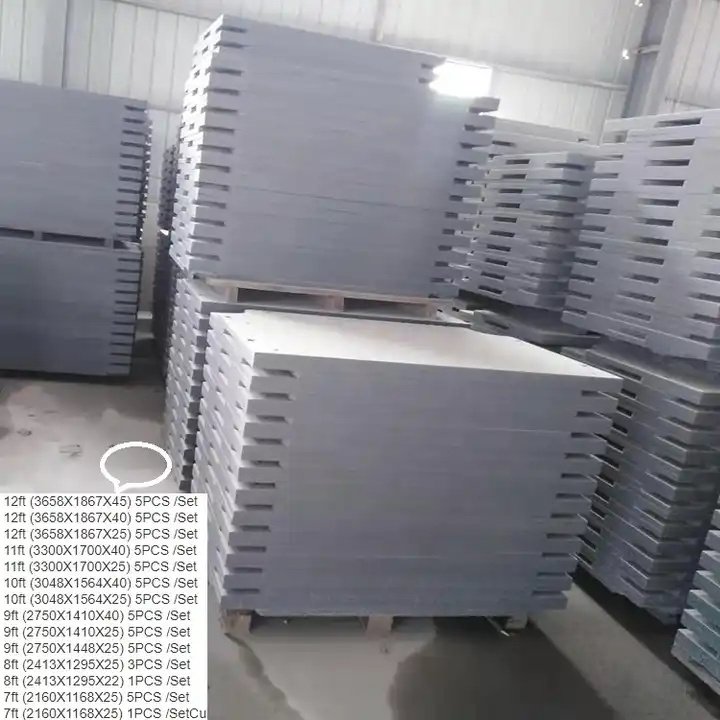 Factory Made Famous and Top Quality Snooker and Pool Table Slates with 6ft/7ft/8ft/9ft/10ft/12ft size