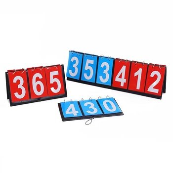 Three Digital Manual Scoreboard Manual Portable Cricket Scoreboard Outdoor Tabletop Scoreboard