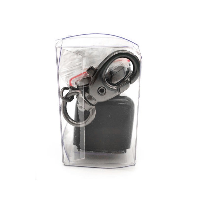 Portable No. 8 Billiard Keychain Retractable Plastic No.8 Black Billiard Chalk Holder