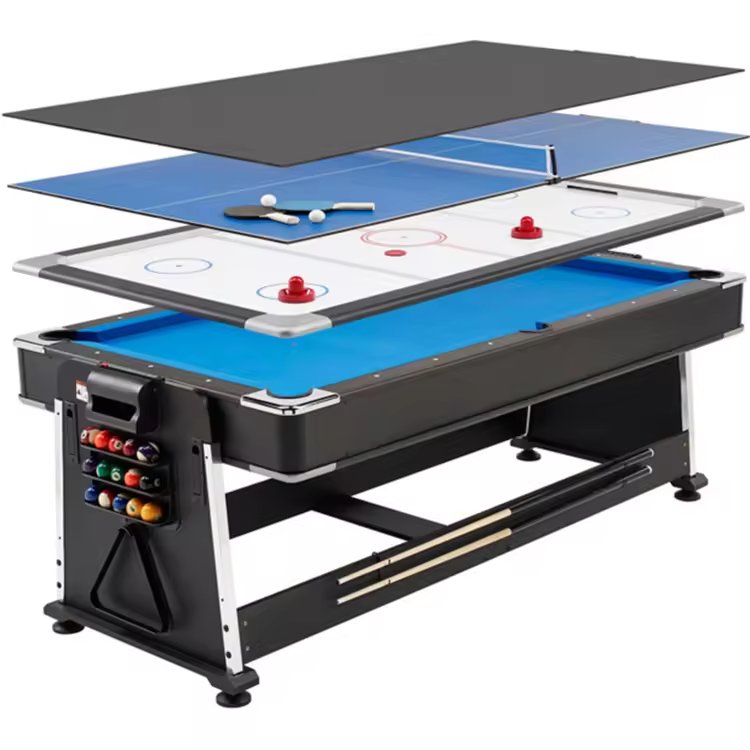Naipni hot sale best price 7 ft 4 in 1 multi function pool table