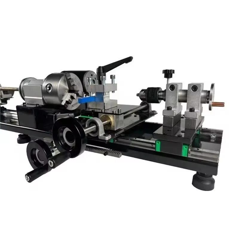 Variable Speed Mini Pool Cue Snooker & Billiard Cue Repairing Machine With Shift Rail Pool Cue Repair Lathe Machine Double Chuck