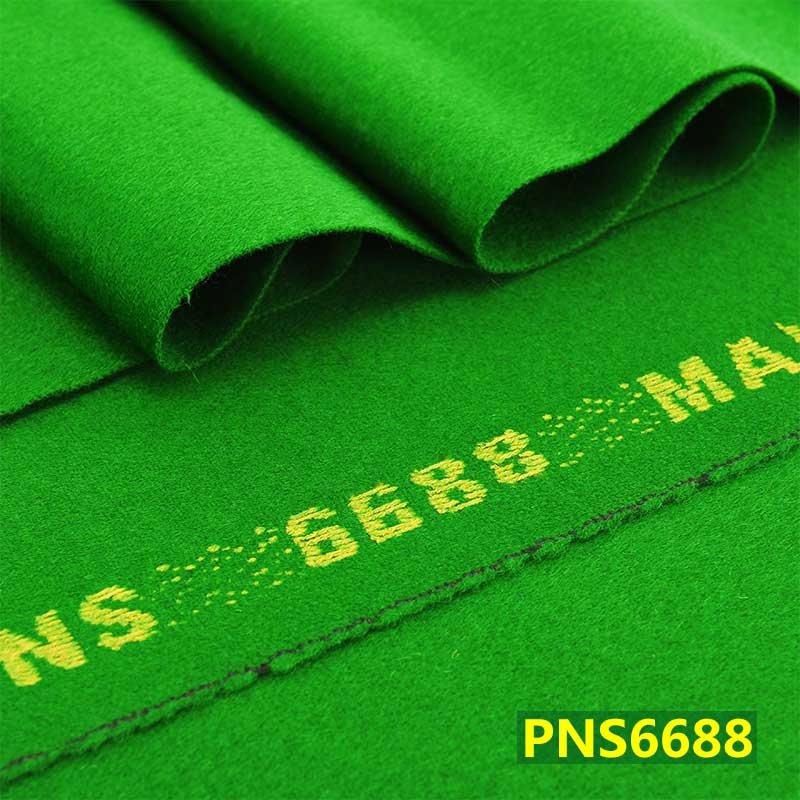 Premium Quality Fast Speed 80% Wool PNS6688 8FT 9FT Billiard Pool Table Cloth Felt