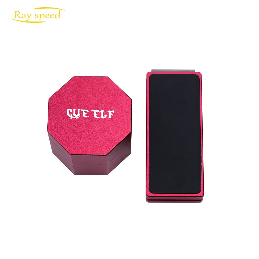 Rayspeed Aluminum Alloy High Magnetic Chalk Holders Billiards Pool Carom Snooker chalk Pink Billiards Chalk Holder