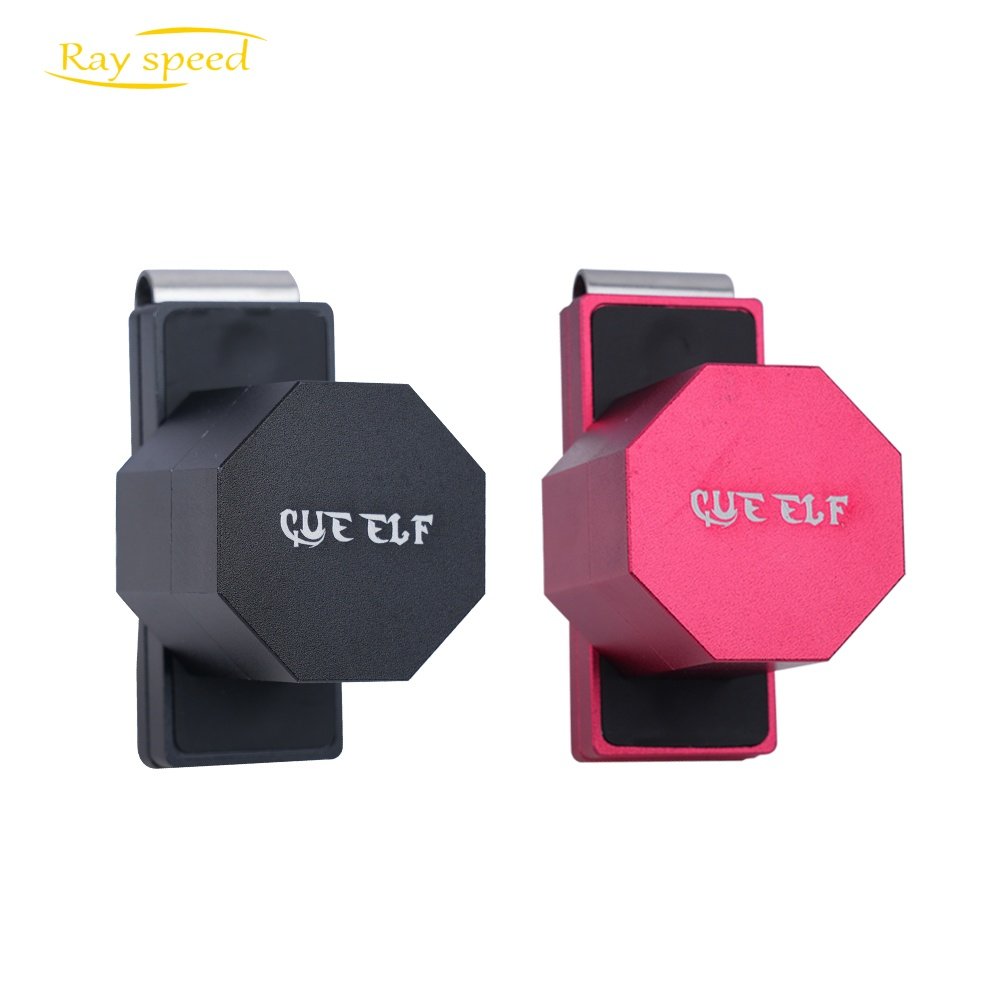 Rayspeed Aluminum Alloy High Magnetic Chalk Holders Billiards Pool Carom Snooker chalk Pink Billiards Chalk Holder