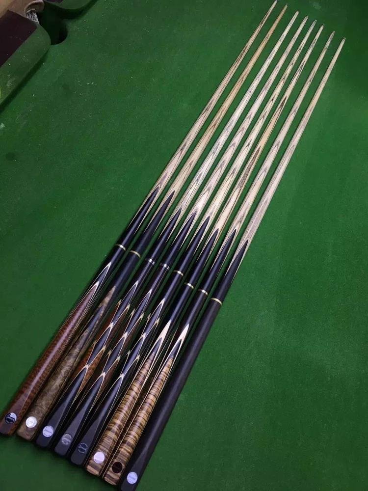 wholesale handmade maple wood 3/4 joint snooker cue
