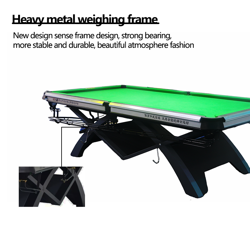 Sports Entertainment Chinese Pool Table Modern Luxury Solid Wood Professional Billiard Table