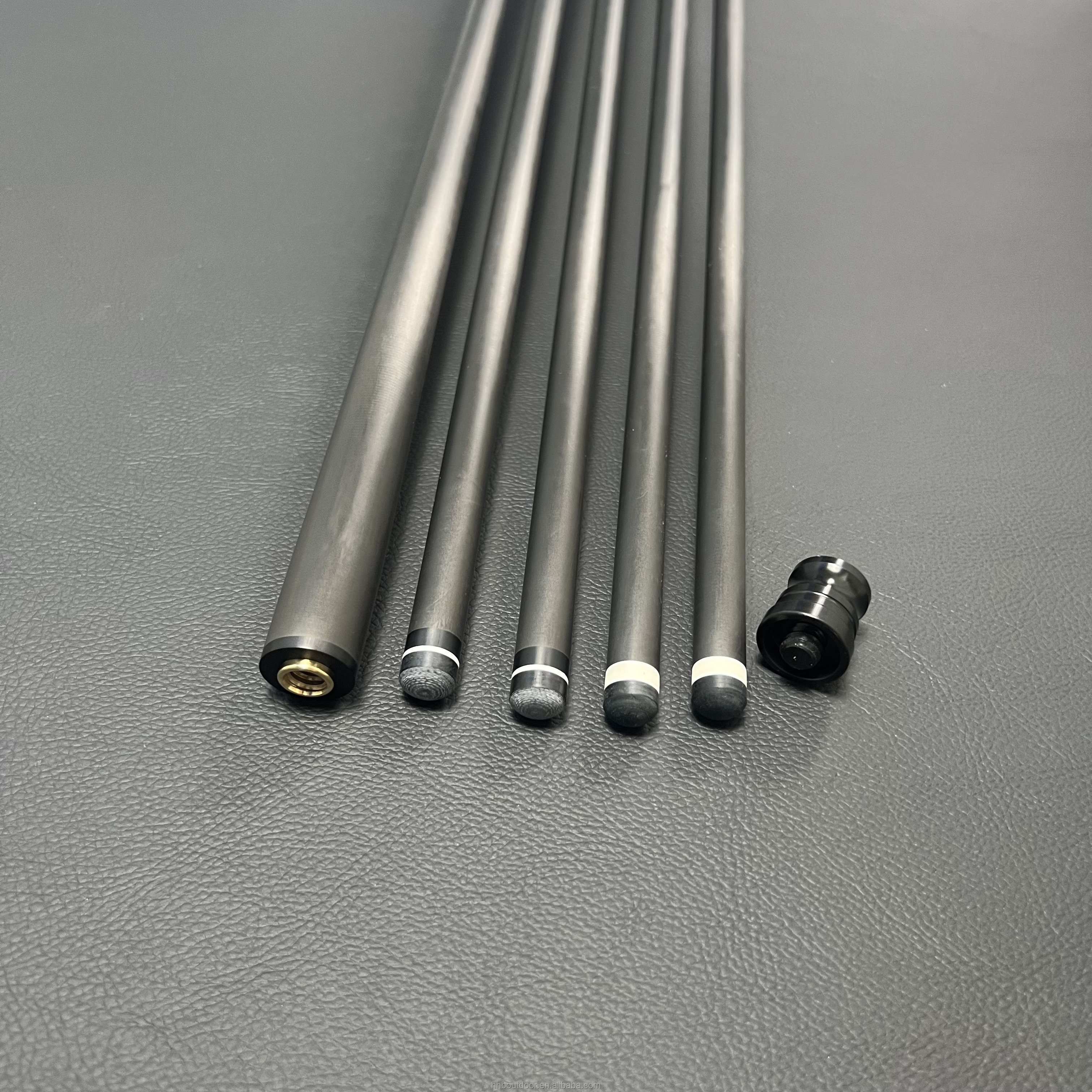 High quality 13mm 5/16x18 full carbon fiber cue shaft cue stick billiard pool cues