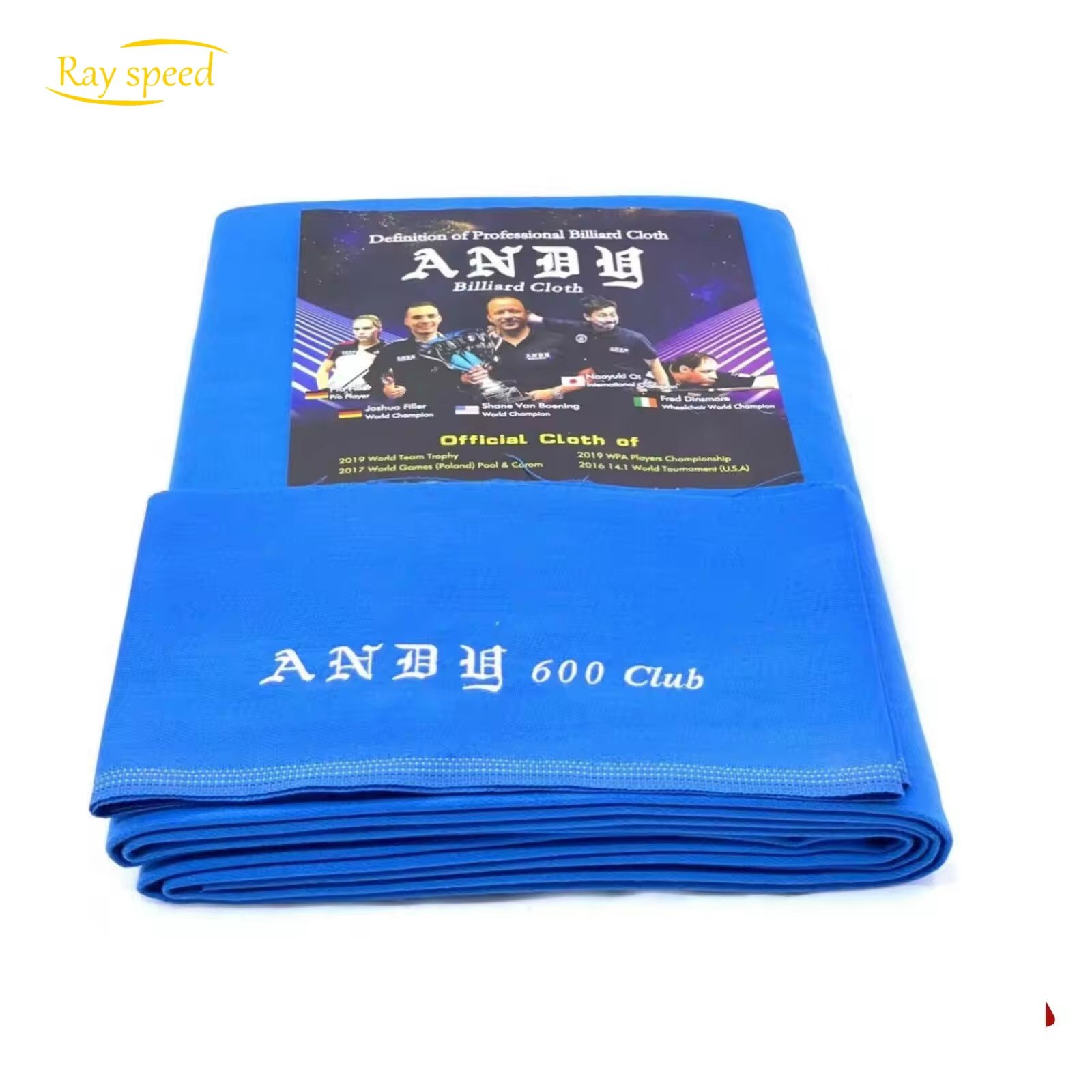 Rayspeed Commercial Grade Billiard Cloth Andy 600 Billiard Cloth for 9 ft Pool Table Pre Cut Pool Table Felt Billiard Protector