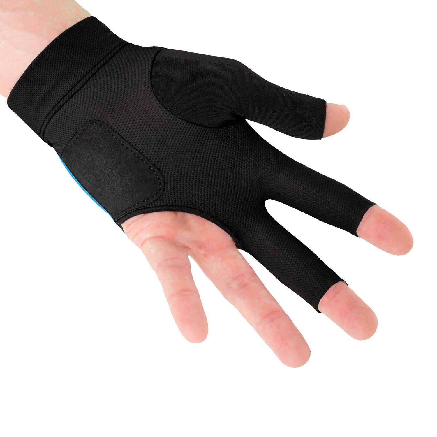 Hot Selling Soft Fabric Pool Gloves Non-Slip Wear-Resistant Stretchable Fabric Adjustable Billiards Shooters Snooker Gloves