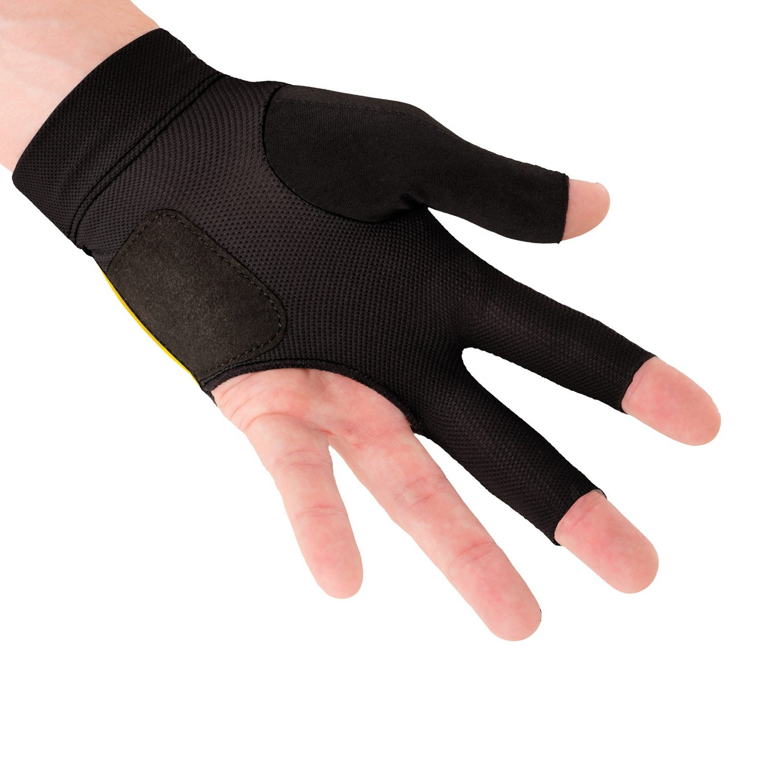 Hot Selling Soft Fabric Pool Gloves Non-Slip Wear-Resistant Stretchable Fabric Adjustable Billiards Shooters Snooker Gloves